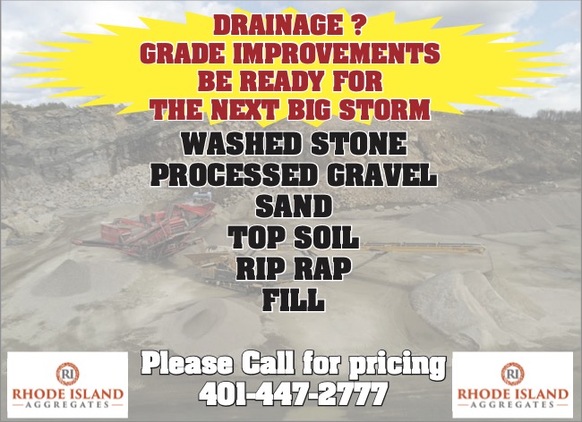 DRAINAGE ? GRADE IMPROVEMENTS BE READY FOR THE NEXT BIG STORM