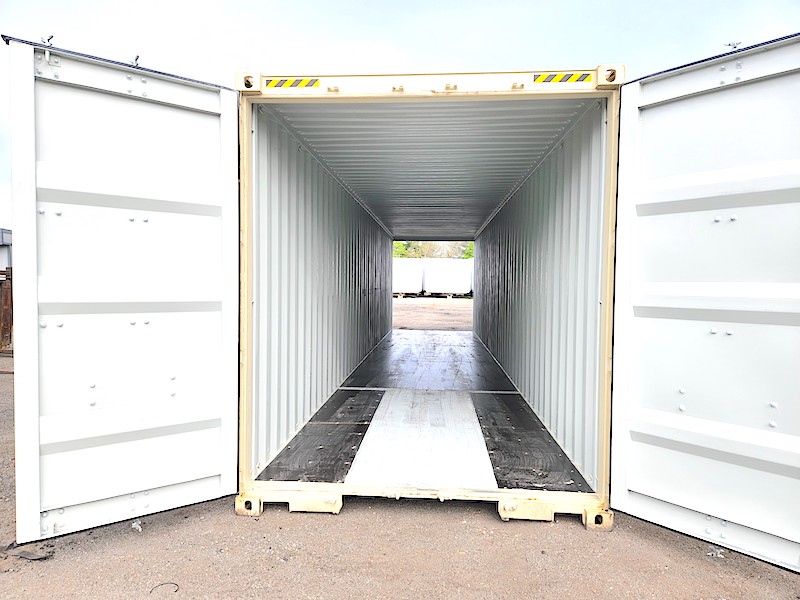 One Trip 20’ Double Door Containers In Beige