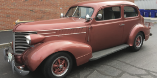 1937 PONTIAC TWO DOOR SEDAN.