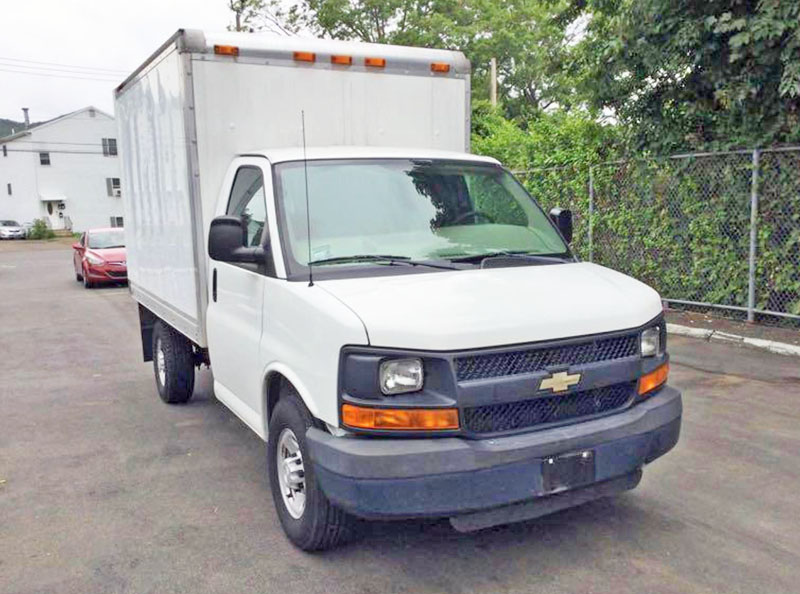 2015 CHEVY 3500 SRW CUBE VAN