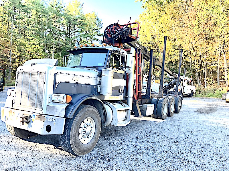 1994 PETERBILT 379 TRI-AXLE LOG TRUCK