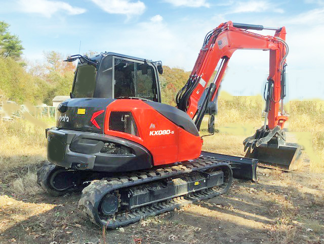 2024 KUBOTA KX 080-5 EXCAVATOR w/122 HOURS