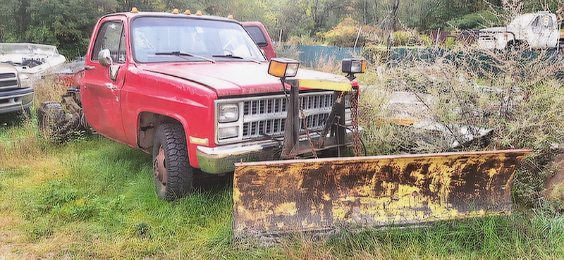 1983 CHEVY 1-TON WITH PLOW