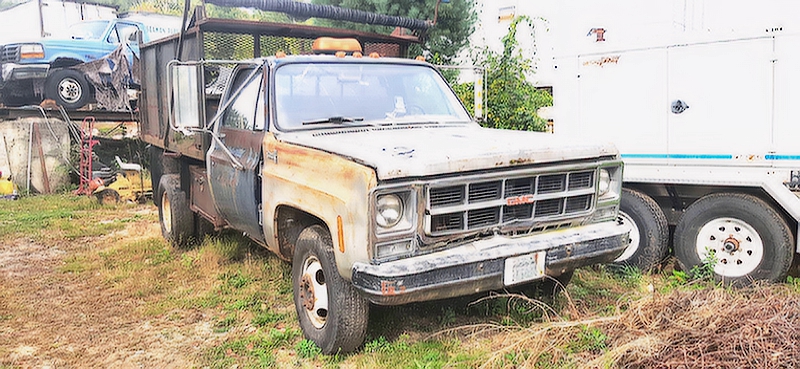 GMC SIERRA 35 DUMP