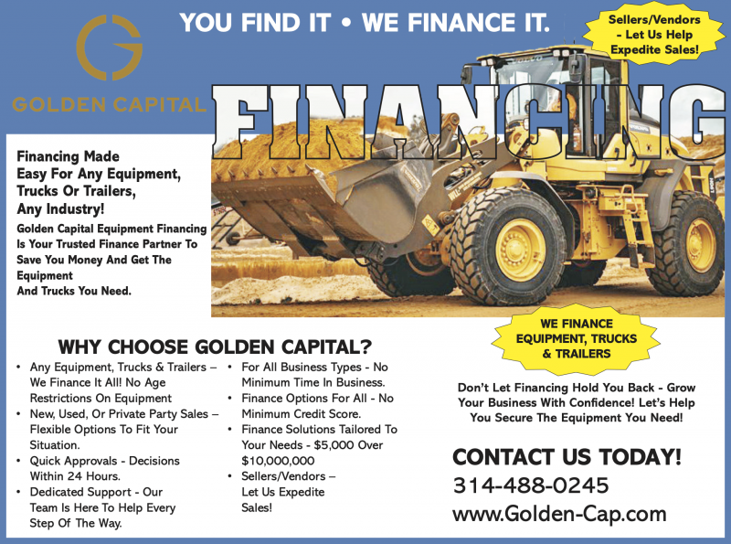 YOU FIND IT • WE FINANCE IT. WE FINANCE EQUIPMENT, TRUCKS & TRAILERS