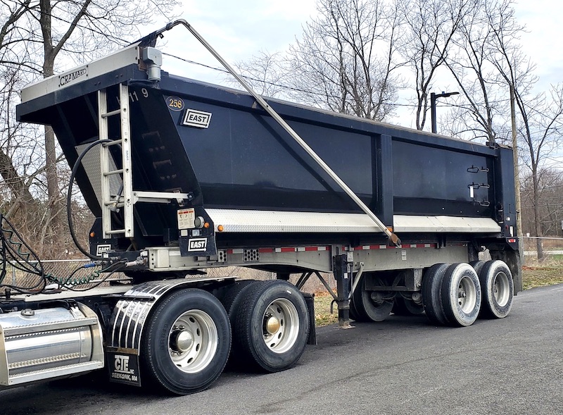 2017 EAST 28’ Steel Dump Trailer with Aluminum Frame